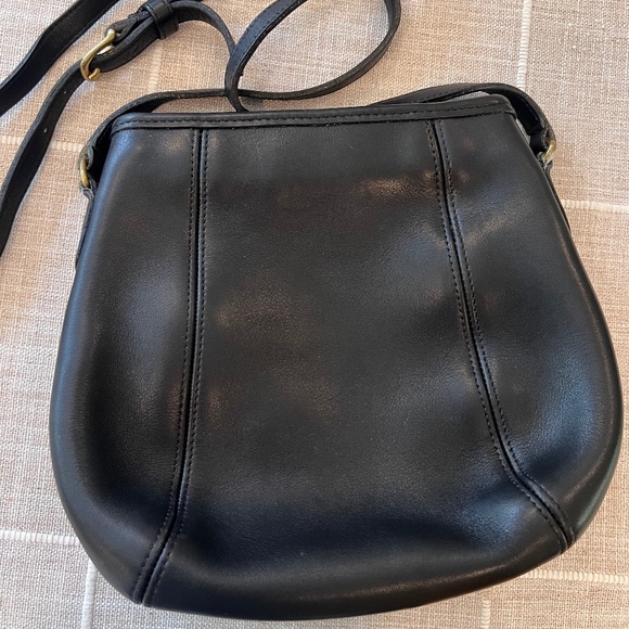 Coach Vintage Small Framed Pouch Crossbody 9990 (Black) - Picture 2 of 10